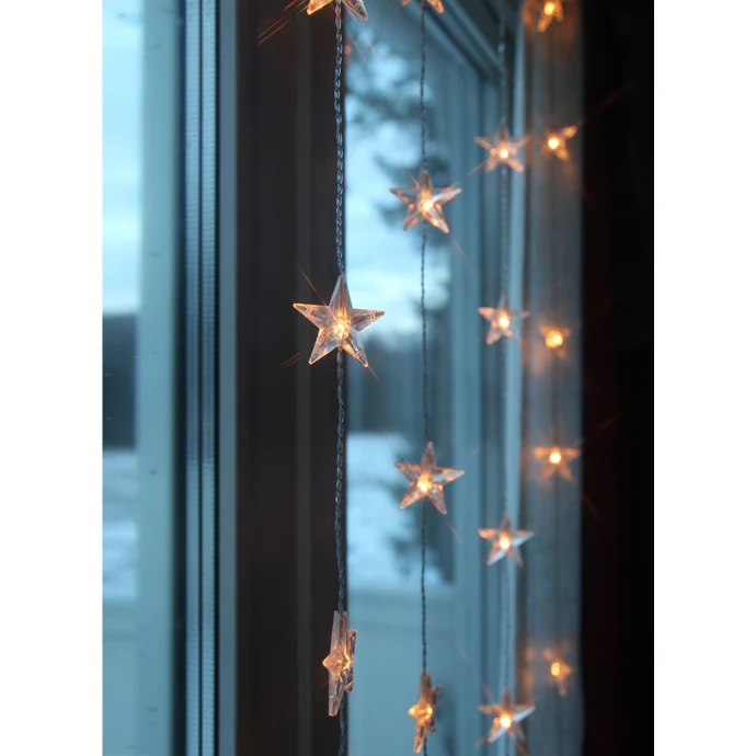 STAR TRADING / Světelný řetěz s hvězdičkami Star Curtain 90 × 120 cm