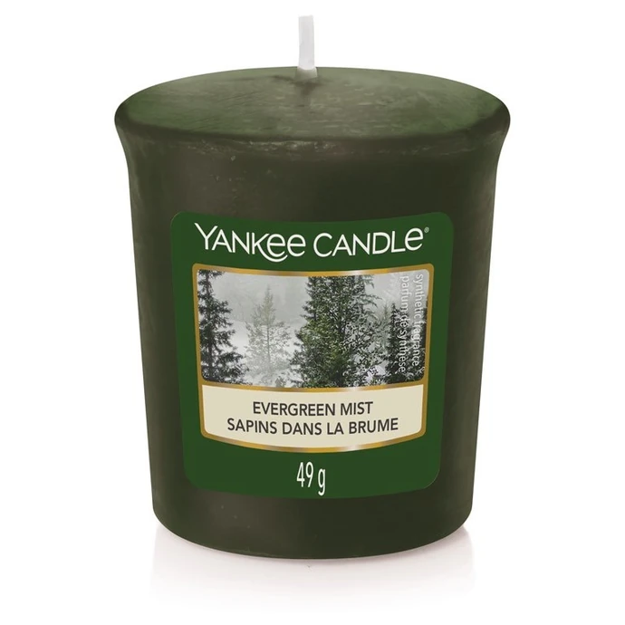 Yankee Candle / Votívna sviečka Yankee Candle - Evergreen Mist