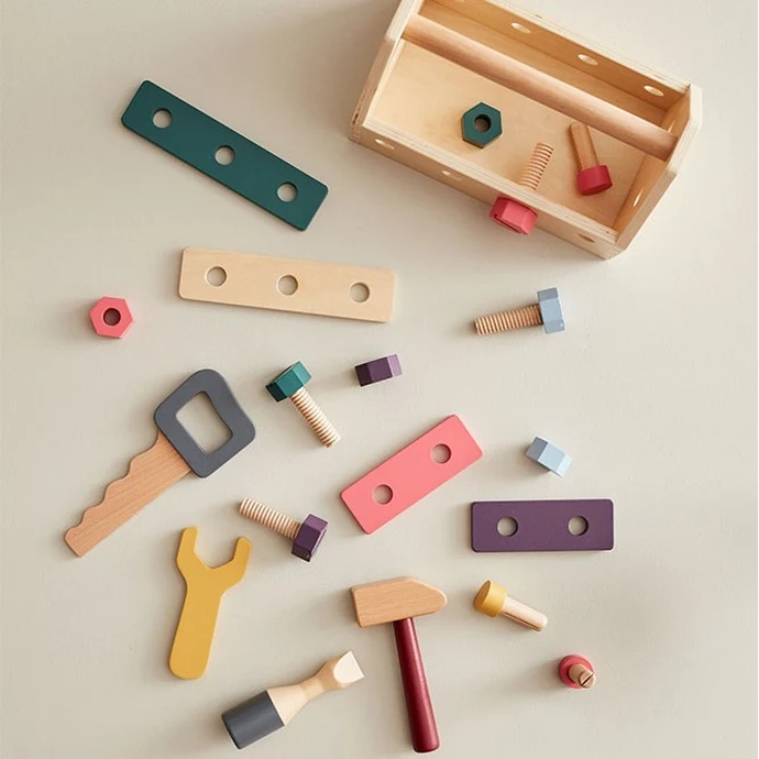 Kids Concept / Dřevěná sada nářadí Tool Box