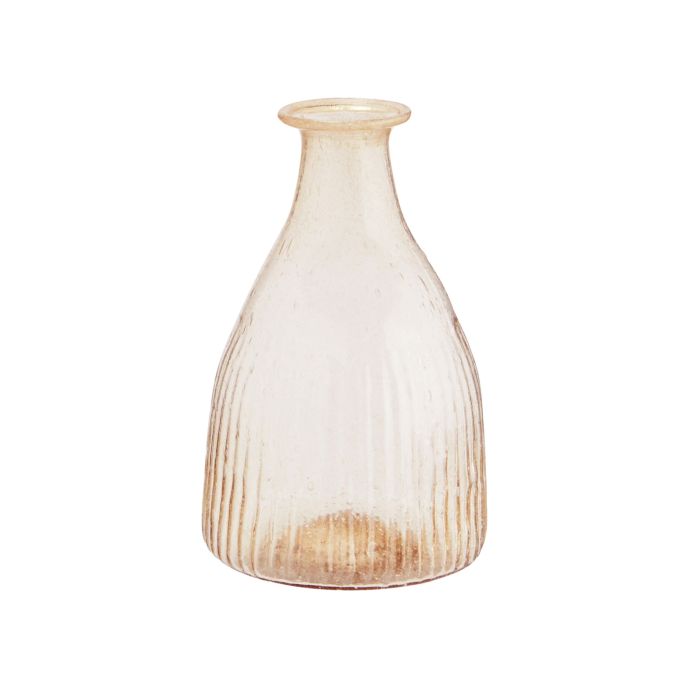 MADAM STOLTZ / Váza z recyklovaného skla Light Peach 11 cm