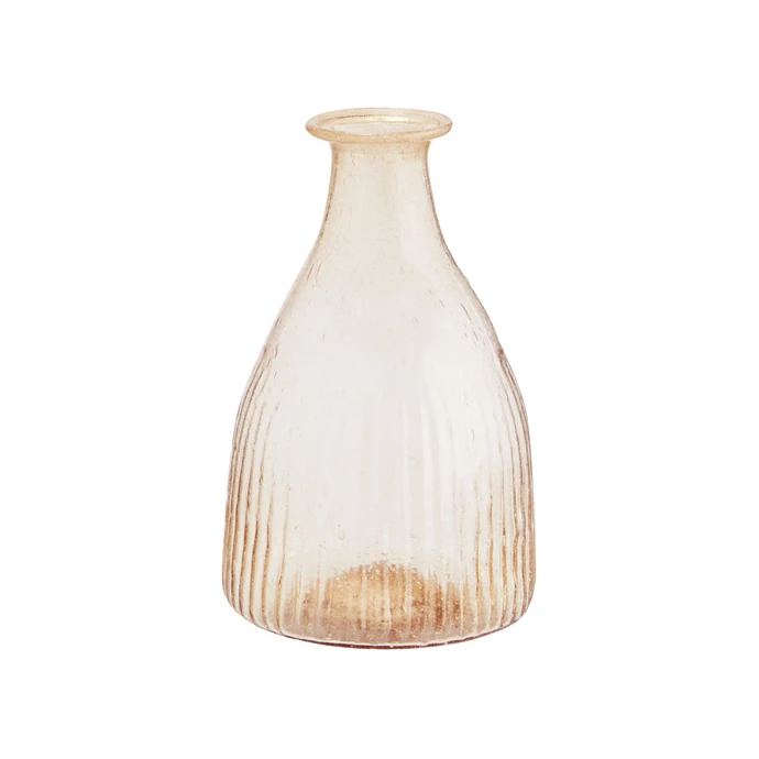 MADAM STOLTZ / Váza z recyklovaného skla Light Peach 11 cm