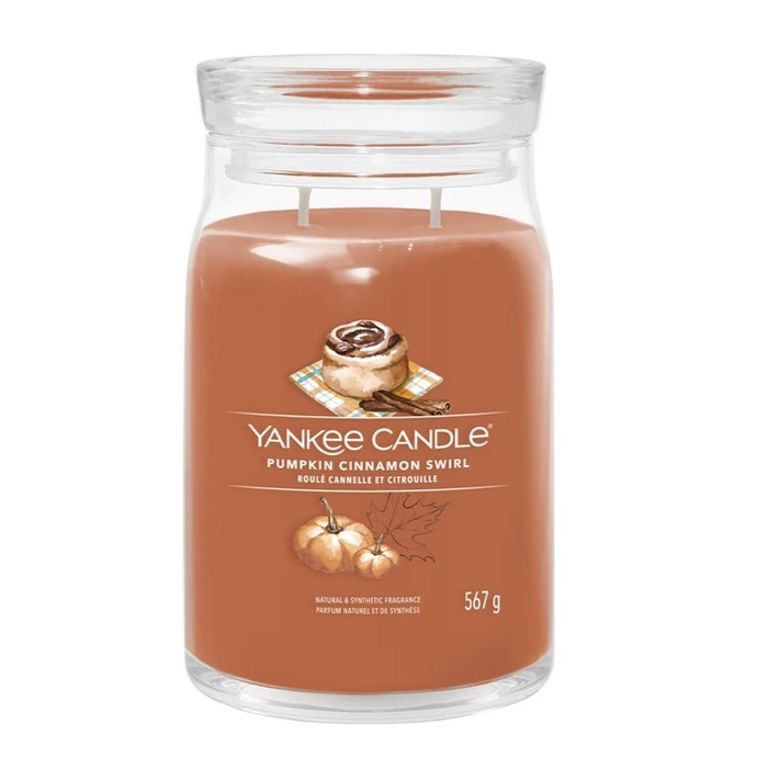 Yankee Candle / Svíčka Yankee Candle 567 g – Pumpkin Cinnamon Swirl