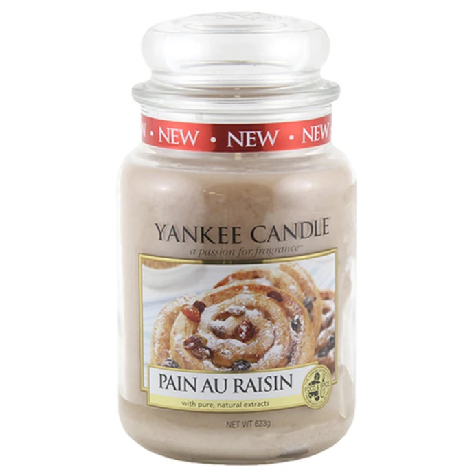 Yankee Candle / Svíčka Yankee Candle 623gr - Pain Au Raisin
