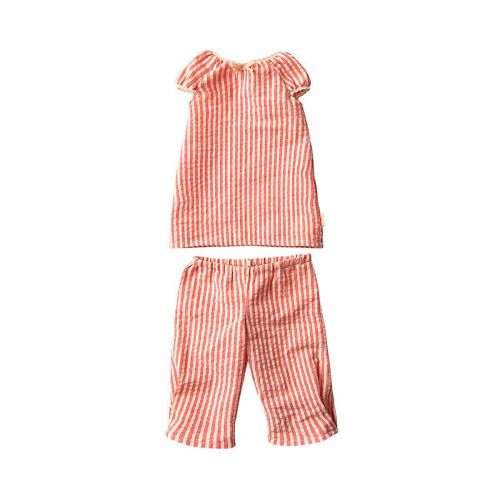 Maileg / Bavlněné pyžamo pro králíčky Maileg Size 4 Pink