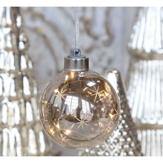 Chic Antique / Vianočná ozdoba s LED drôtikom Stars