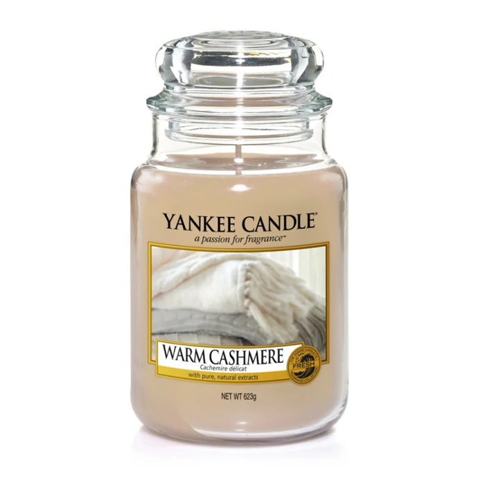 Yankee Candle / Svíčka Yankee Candle 623gr - Warm Cashmere