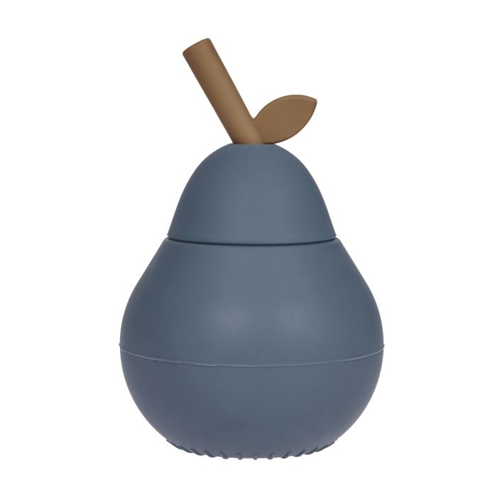 OYOY / Detský silikónový hrnček Pear Blue