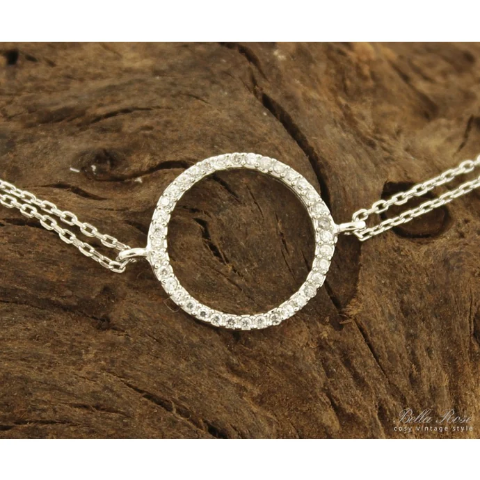Living Accessories / Náramok Circle silver