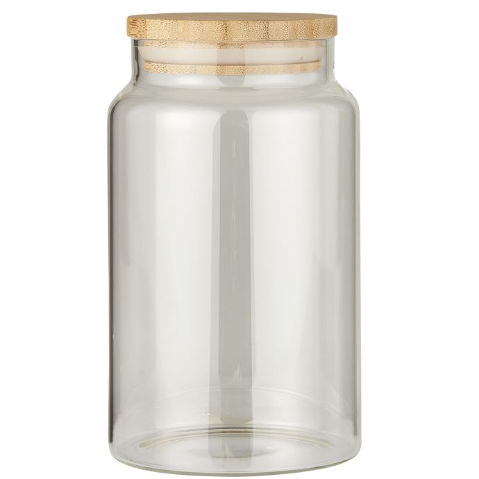 IB LAURSEN / Sklenená dóza s viečkom Bamboo 1l