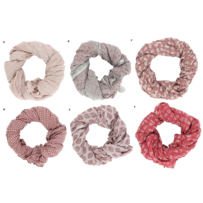 Ib Laursen / Bavlněný šátek Rose Combinations