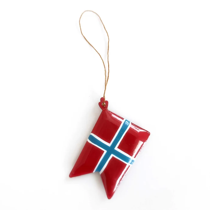 Maileg / Závesná vianočná ozdoba Flag Norway