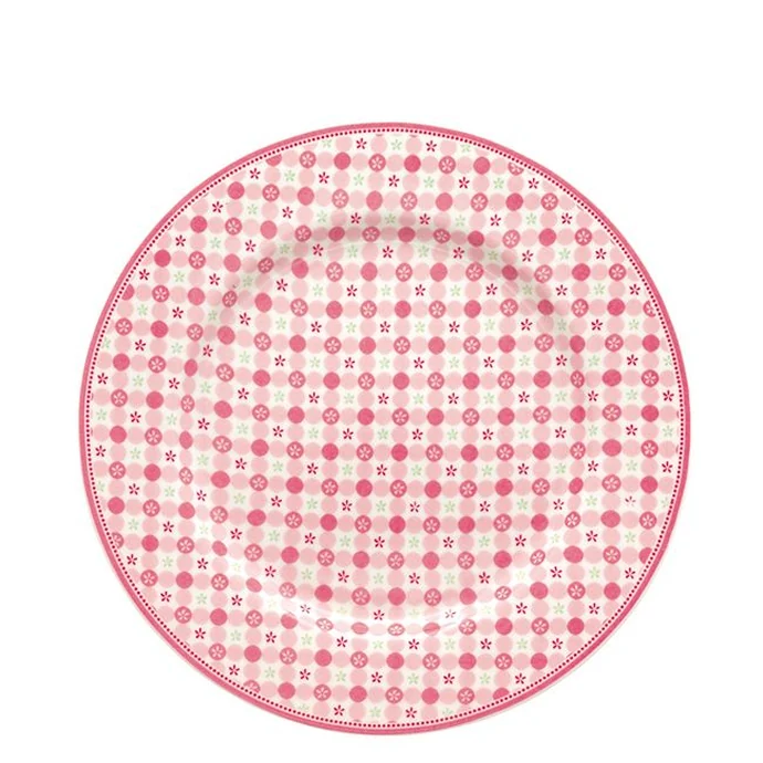 GREEN GATE / Dezertný tanier Mimi pink 20 cm