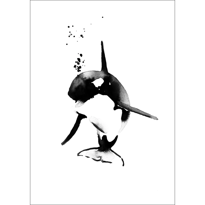 Magdalena Tyboni DESIGN / Plagát Mini Killer Whale A4