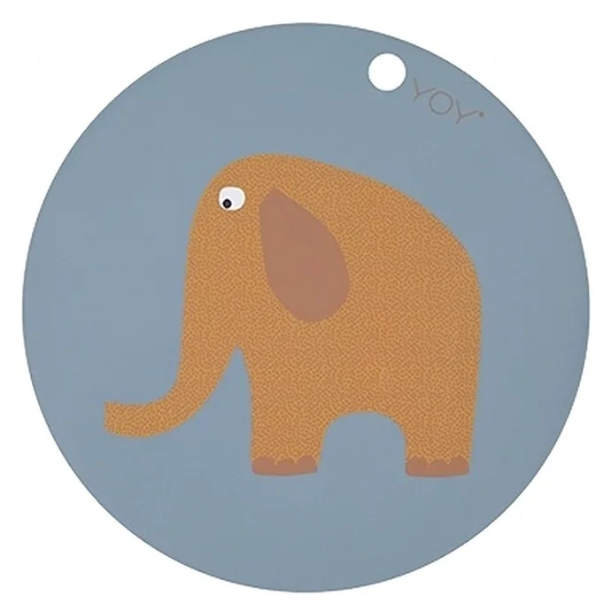OYOY / Detská silikónová podložka Elephant