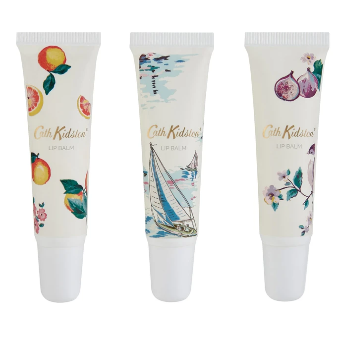 Cath Kidston / Sada balzamov na pery Balm Trio - 3x15ml