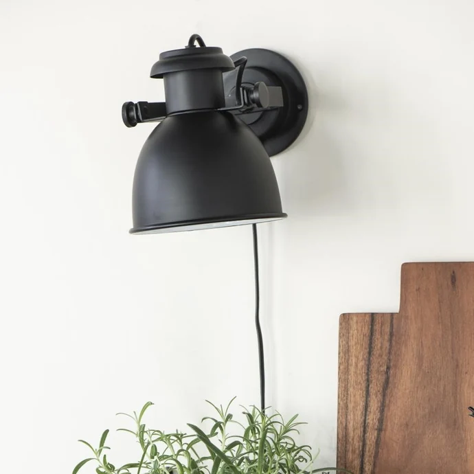 IB LAURSEN / Nástěnná lampa Black Cord