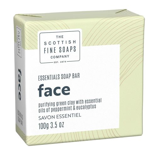 SCOTTISH FINE SOAPS / Pleťové mydlo Face - Peprmint & Eukalyptus 100g