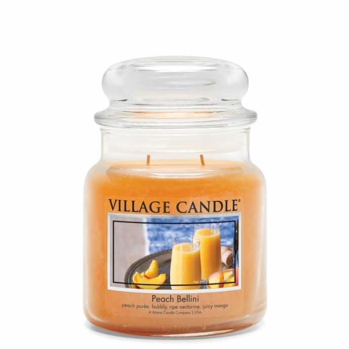 VILLAGE CANDLE / Sviečka Village Candle - Peach Bellini 389 g