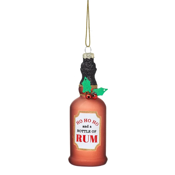 sass & belle / Vianočná ozdoba Ho Ho Ho Bottle of Rum