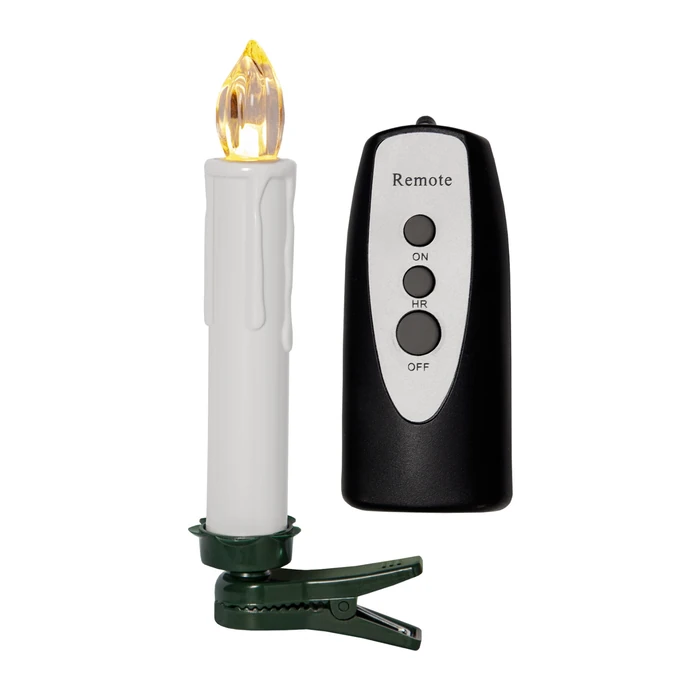 STAR TRADING / Bezdrôtové LED sviečky na stromček Outdoor – 10 ks (+ ovládač)