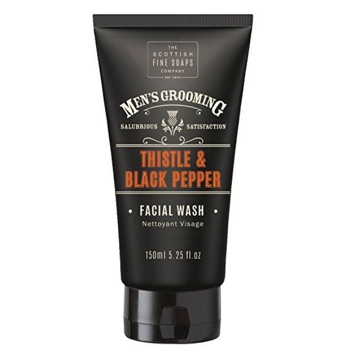 SCOTTISH FINE SOAPS / Pánsky umývací gél na tvár Thistle & Black pepper 150ml