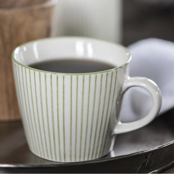 Ib Laursen / Hrnek Casablanca Green Stripe