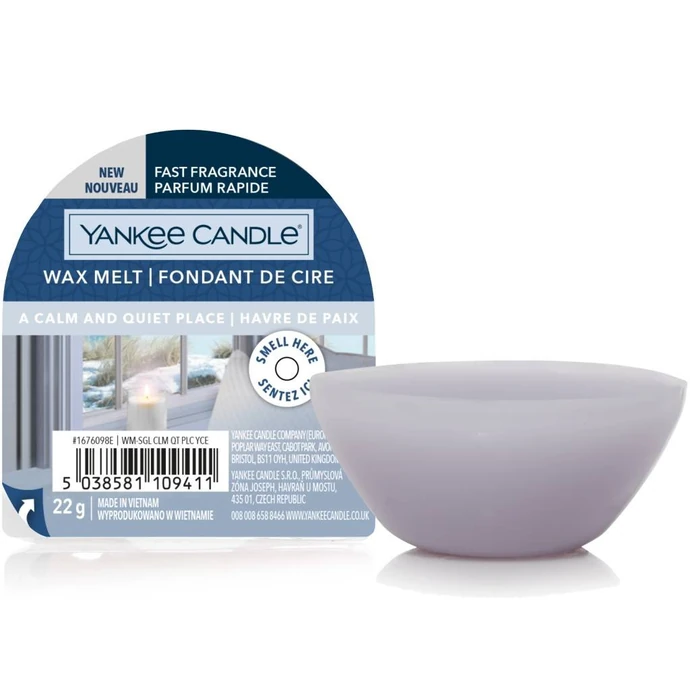 Yankee Candle / Vosk do aromalampy Yankee Candle 22 g - A Calm & Quiet Place