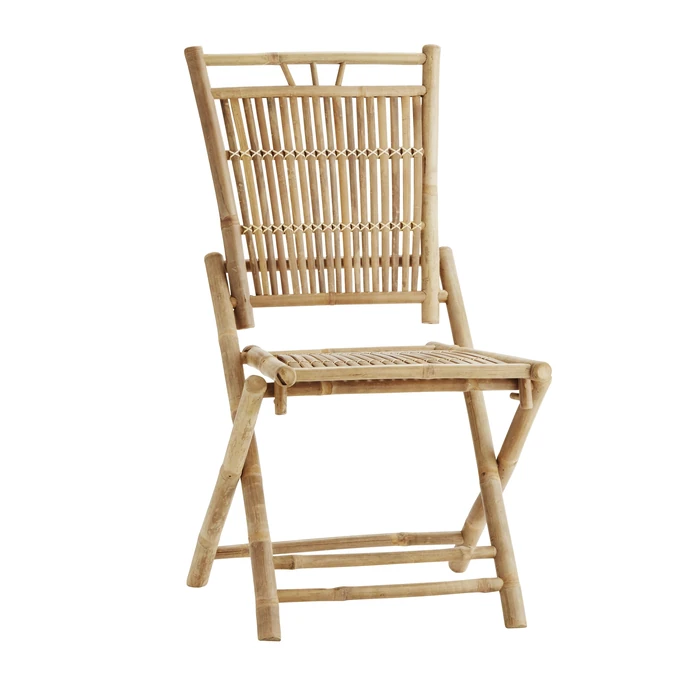 MADAM STOLTZ / Skládací bambusová židle Natural