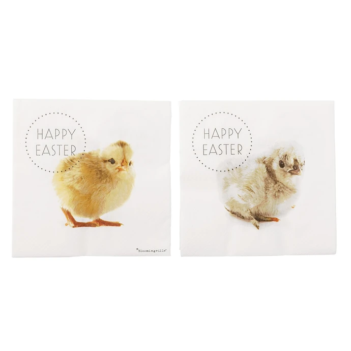 Bloomingville / Veľkonočné papierové obrúsky Chicks