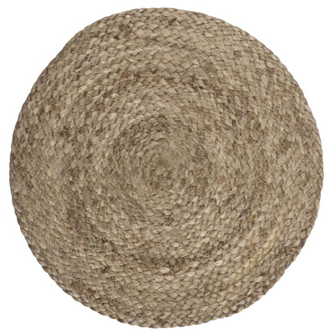 IB LAURSEN / Okrúhle prestieranie Dark Natural Jute