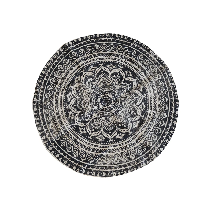 Chic Antique / Jutový koberec Floral Print ⌀160cm