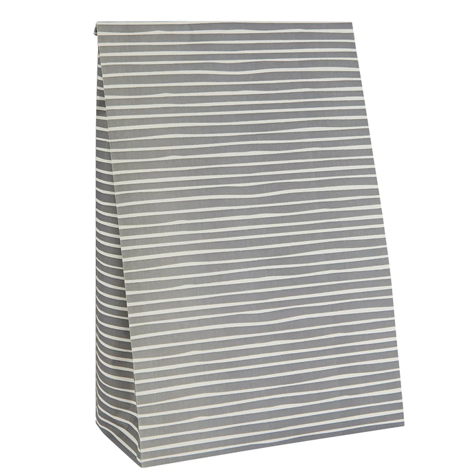 Ib Laursen / Papierový sáčok Stripe Grey L