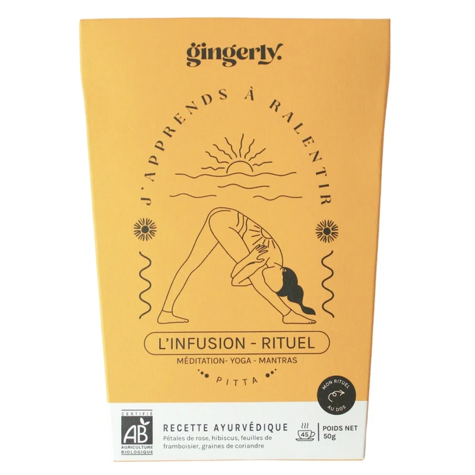 GINGERLY / BIO sypaný čaj – Učím se zpomalit 50 g
