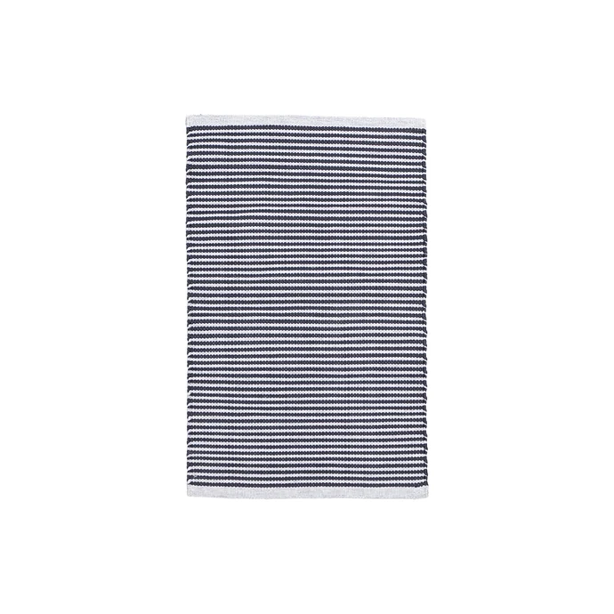 House Doctor / Venkovní kobereček Black Stripes 60x90cm