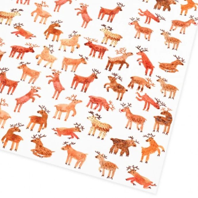 Ohh Deer / Baliaci papier Reindeer Repeat Giftwrap