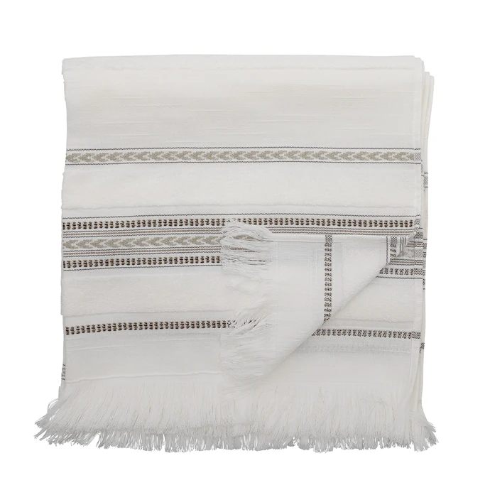 Bloomingville / Bavlněný ručník Lovina White 140×70 cm