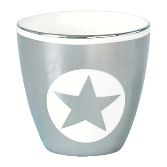 GREEN GATE / Mini latte cup Silver 1 star.