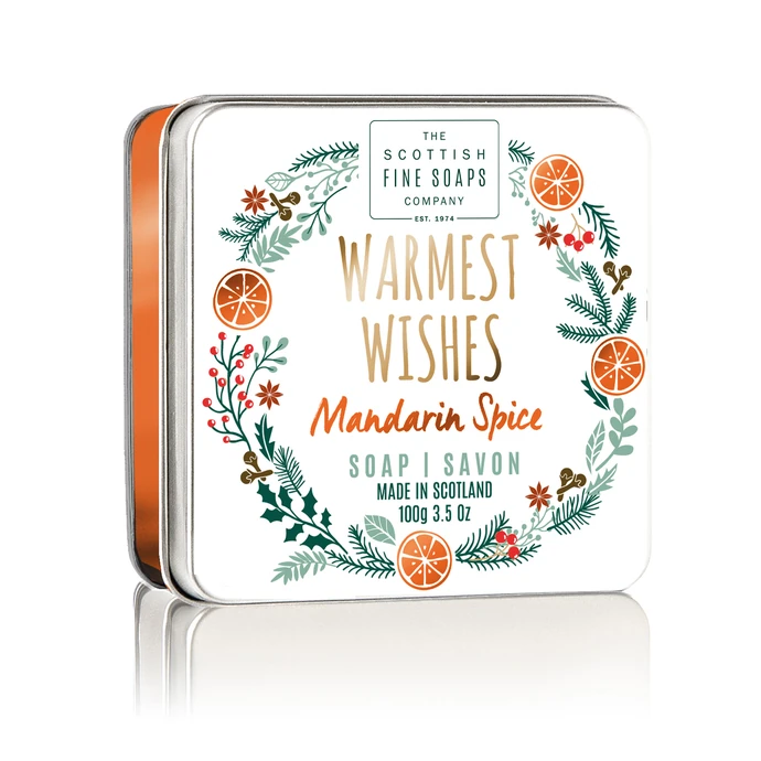 SCOTTISH FINE SOAPS / Vianočné mydlo v krabičke Warmest Wishes