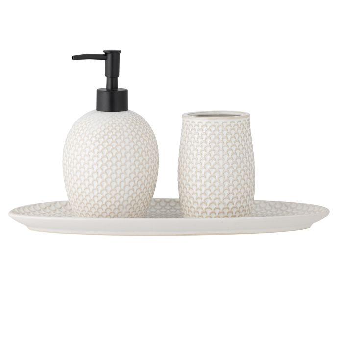 Bloomingville / Kúpeľňový set Hrin Stoneware - 3 ks