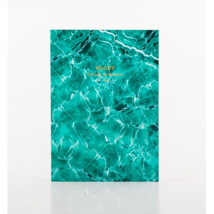 Woouf! / Notýsek Green Marble A6