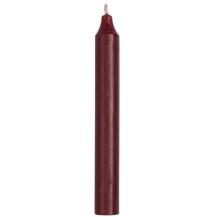 IB LAURSEN / Vysoká svíčka Rustic Bordeaux 18 cm