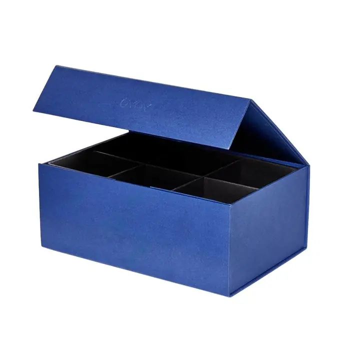 OYOY / Úložný box / šperkovnice Hako Optic Blue