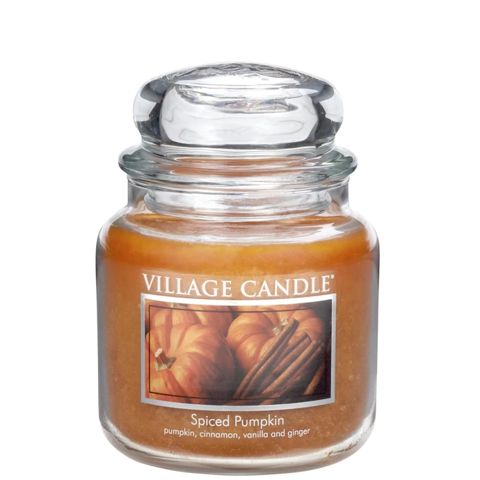 VILLAGE CANDLE / Svíčka ve skle Spiced Pumpkin 397g