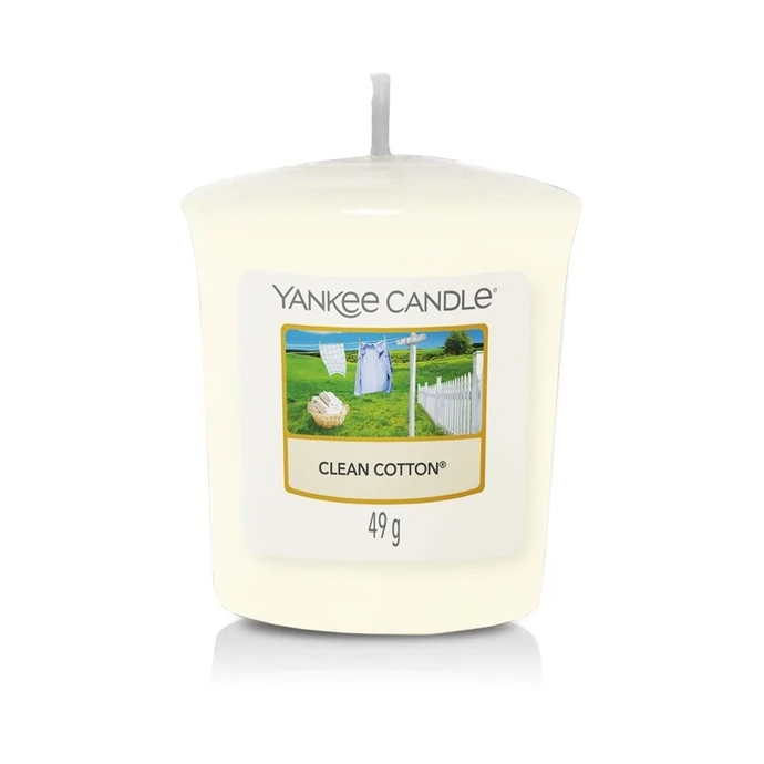 Yankee Candle / Votivní svíčka Yankee Candle - Clean Cotton
