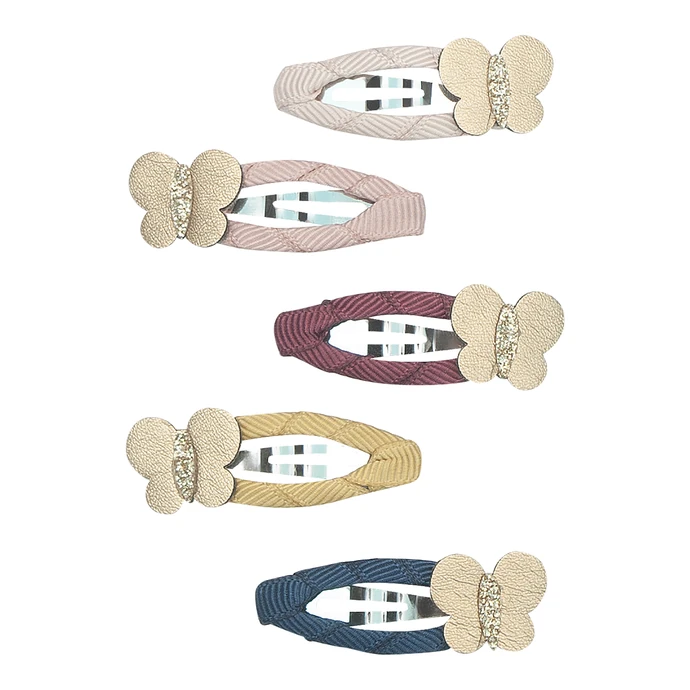 MIMI & LULA / Sponky do vlasov Winter Ivy Butterfly mini - set 4 ks