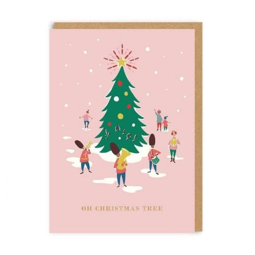 Cath Kidston / Vianočná pohľadnica Cath Kidston Oh Christmas Tree Band