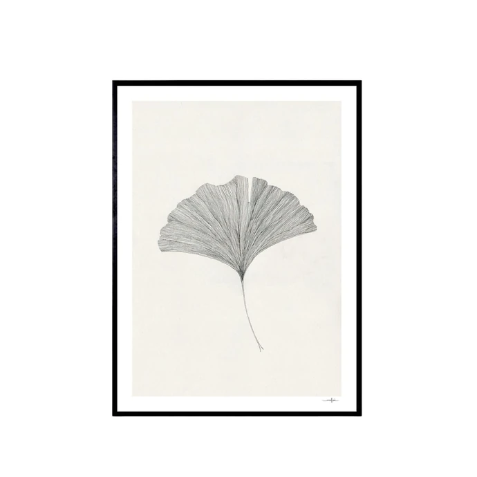 THE POSTER CLUB / Autorský mini plakát Ginkgo Leaf by Ana Frois A5