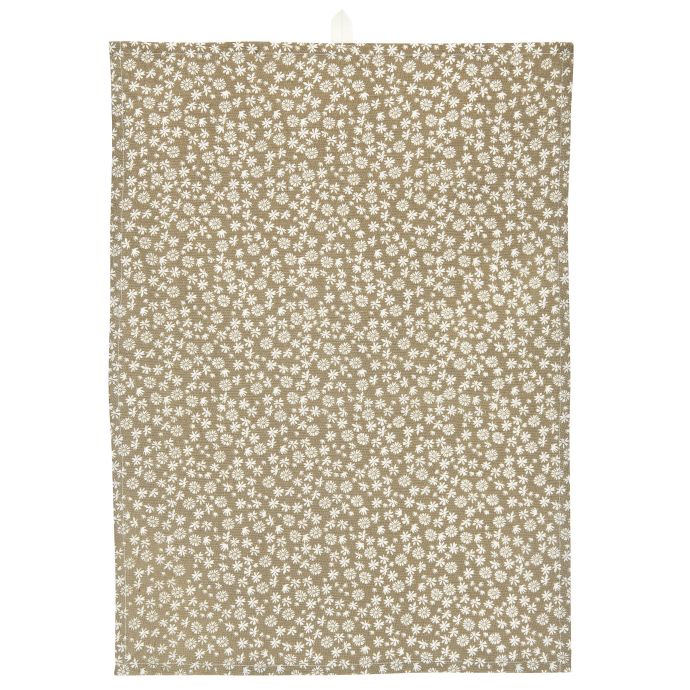 IB LAURSEN / Utierka Maja Milky Brown Flowers 50x70 cm