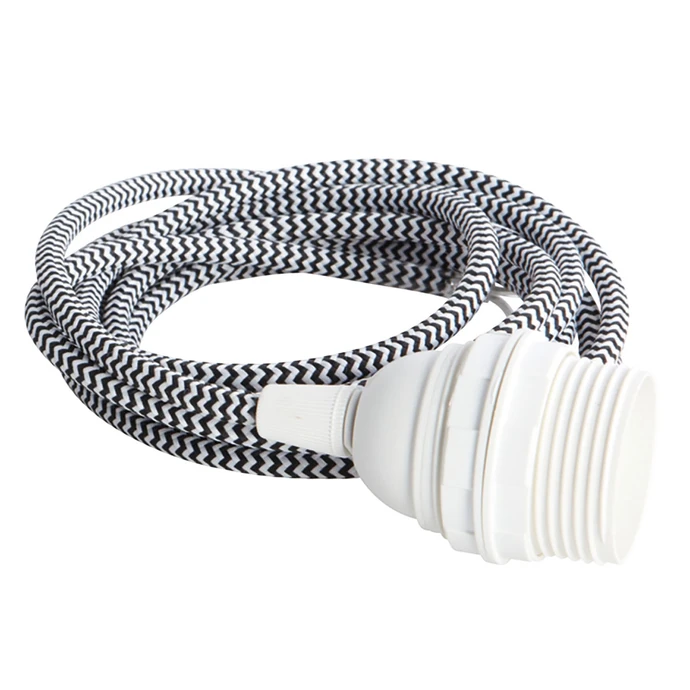 House Doctor / Přívodní kabel pro závěsnou lampu Black/White