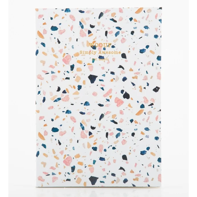 Woouf! / Notes White Terrazzo A5